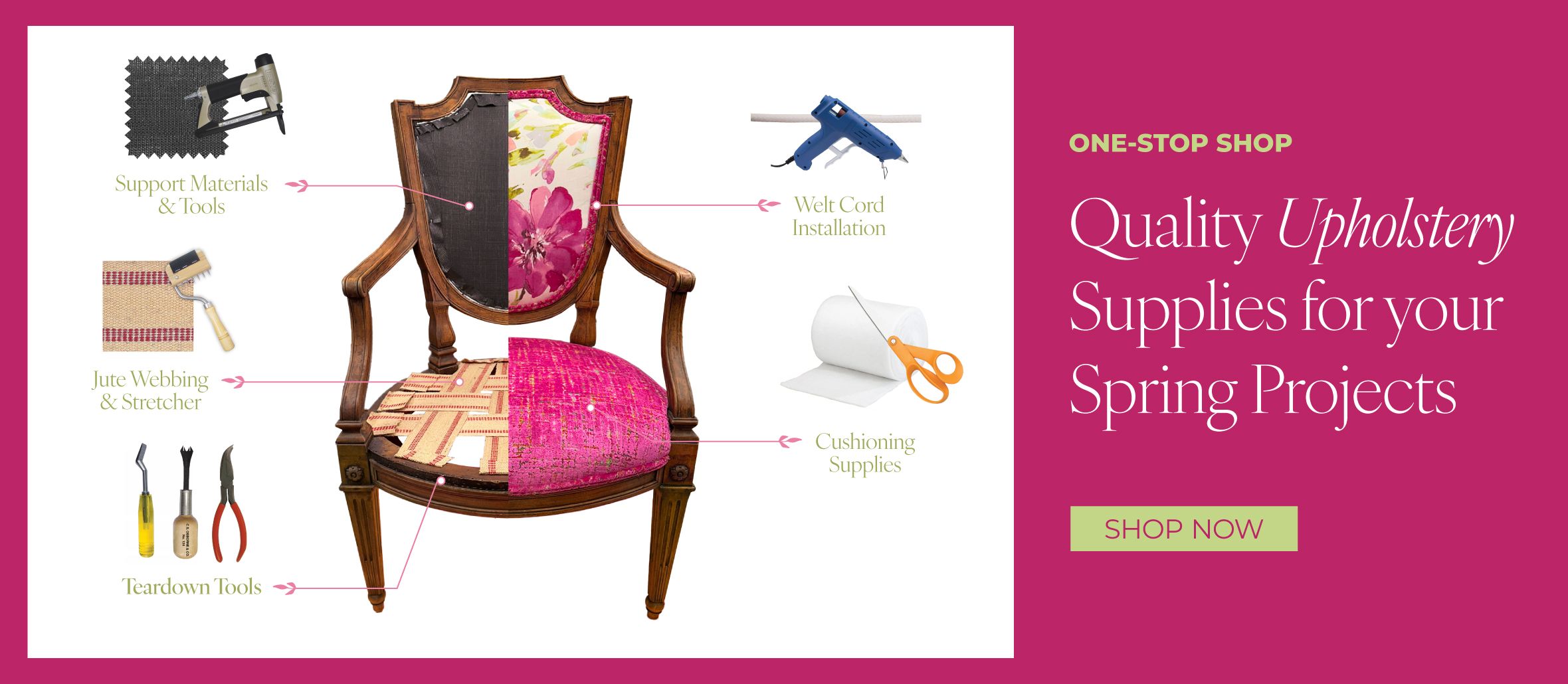  Quality Upholstery Supplies – Shop Now