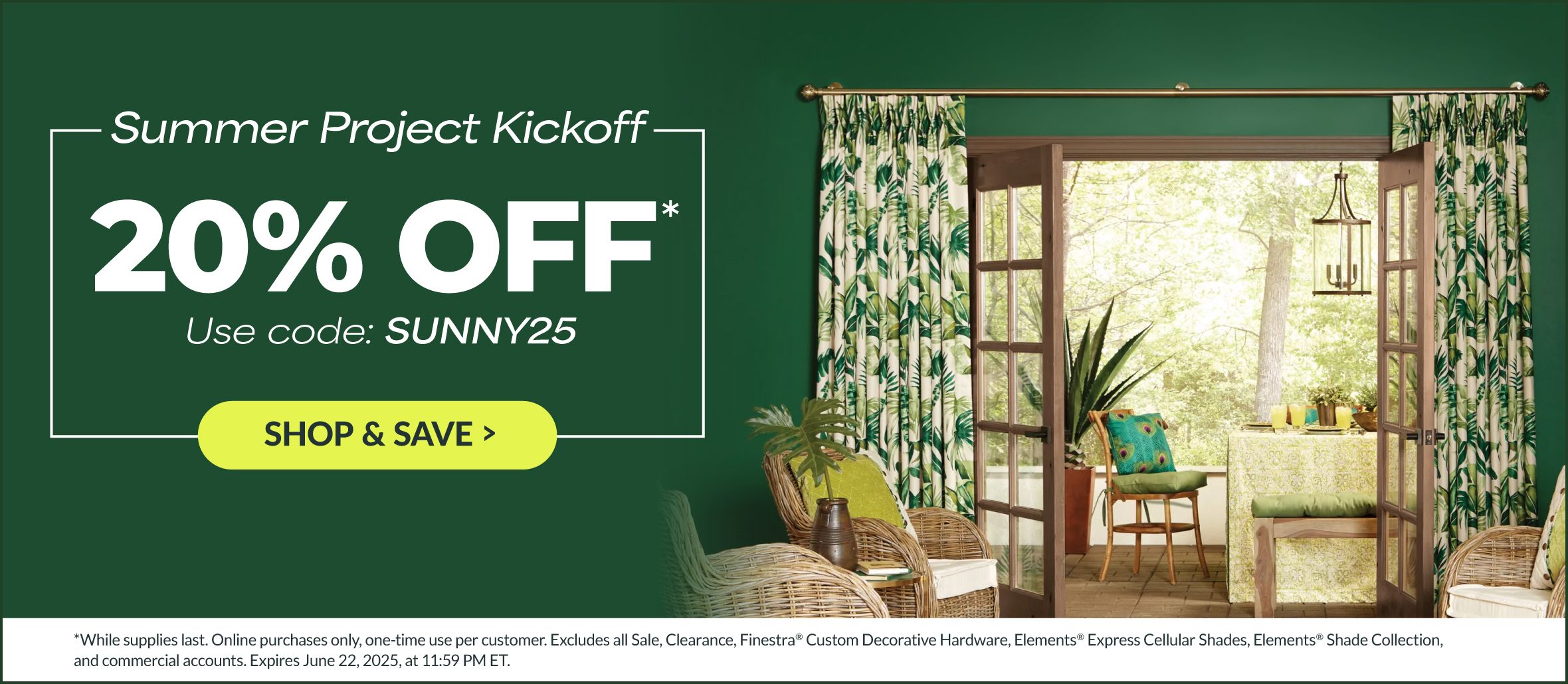 Summer Savings Sale – 20% OFF