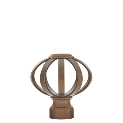 New 1 1/8" Cage Finial /BZ