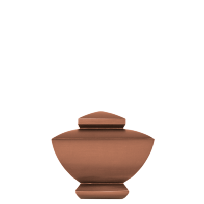 1 1/8" Square Finial, Antique Copper
