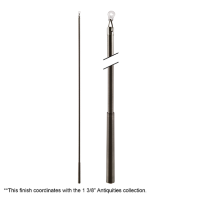Metal Baton with Plastic Attachment 48" /AP