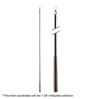 Metal Baton with Plastic Attachment - 48" /IC