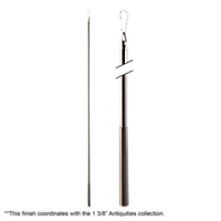 Metal Baton with Steel Clip - 48" /IC