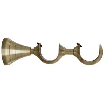 1 3/8" Double Turned Bracket /AB AriA Metal Hardware