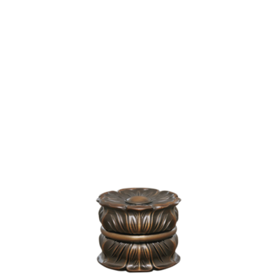 1 3/8" Avalon End Cap /BZ