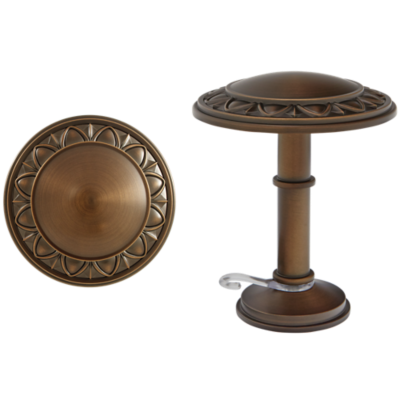 1 3/8" Bellaire Medallion Holdback /BZ