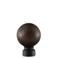 1 1/8" Rustic Forged Ball /AM/MK