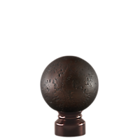 1 1/8" Rustic Forged Ball /AM/ORB