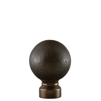 1 1/8" Rustic Forged Ball /BR/BZ