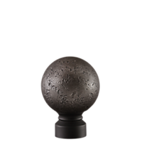 1 1/8" Rustic Forged Ball /PT/MK