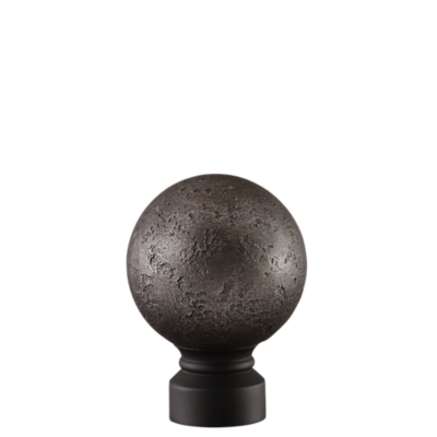 1 1/8" Rustic Forged Ball /PT/MK