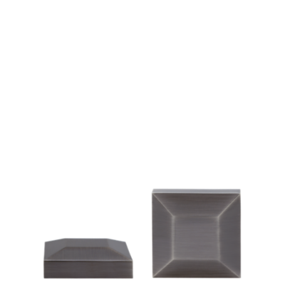 1 1/8" Beveled Square End Cap /BBN