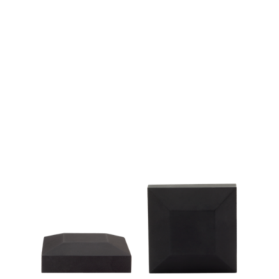 1 1/8" Beveled Square End Cap /MK