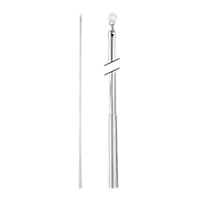 Metal Baton with Plastic Attachment - 36" /CH