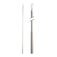 Metal Baton with Steel Clip - 48" /BN