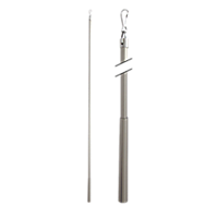 Metal Baton with Steel Clip - 48" /SN