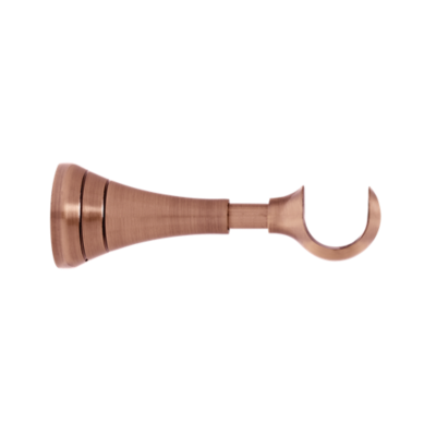 1 1/8" Turned Bracket 5" - 6 1/2" Projection, Antique Copper