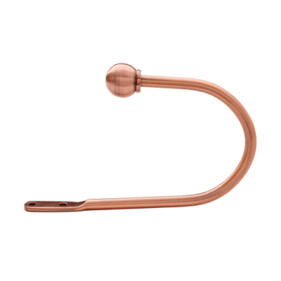 1 1/8" Ball Holdback, Antique Copper