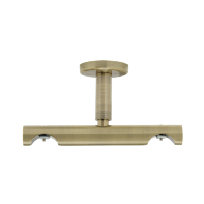 1 1/8" H-Rail Double Ceiling Bracket /AB