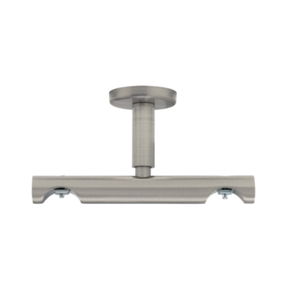 1 1/8" H-Rail Double Ceiling Bracket /BN