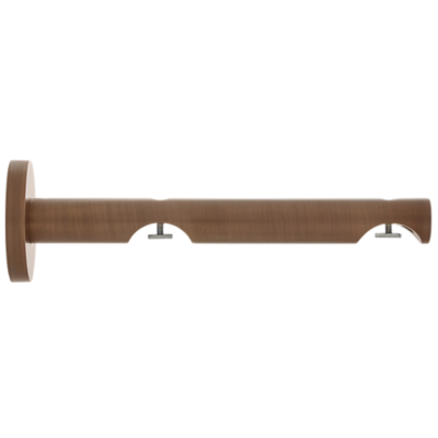 1 3/8" H-Rail Double Wall Bracket /BZ