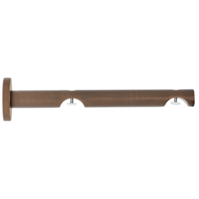 1 1/8" H-Rail Double Wall Bracket /BZ