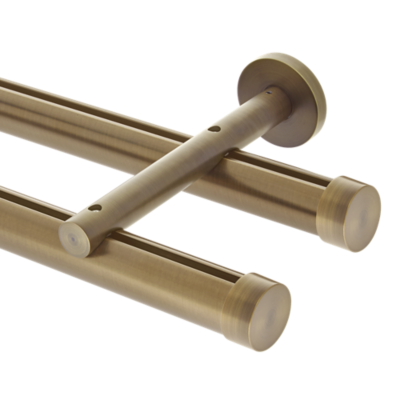 1 3/8" Double Rod Kit | Wall Mount 6' /AB