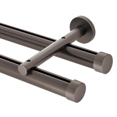 1 3/8 Inch Double Rod Wall Kit - H-Rail Traverse