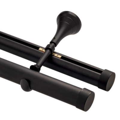 1 3/8" Mixed Double Rod Kit | Wall Mount 12' /MK