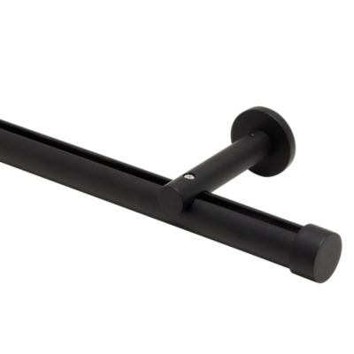 1 1/8" Single Rod Kits | Wall Mount 3 1/2" Projection 12' /MK