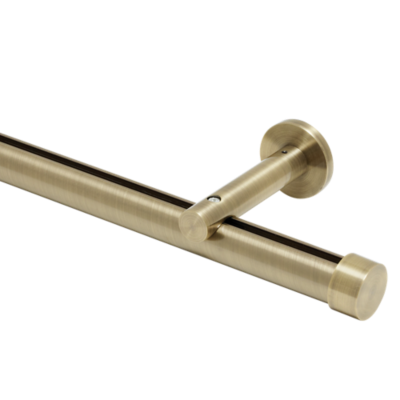 1 1/8" Single Rod Kits | Wall Mount 3 1/2" Projection 6' /AB