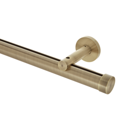 1 3/8" Single Rod Kits | Wall Mount 3 1/2" Projection 8' /AB