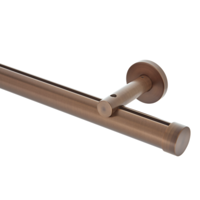 1 3/8" Single Rod Kits | Wall Mount 3 1/2" Projection 8' /BZ