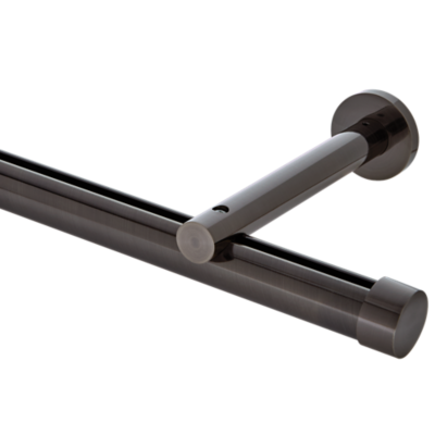 1 1/8" Single Rod Kits | Wall Mount 6" Projection 6' /BBN