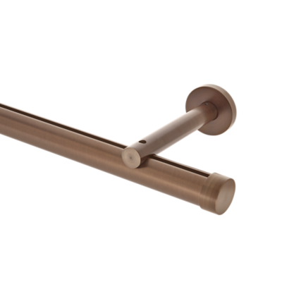 1 3/8" Single Rod Kits | Wall Mount 6" Projection 8' /BZ