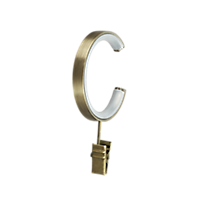 1 1/8" C-Ring with Clip /AB