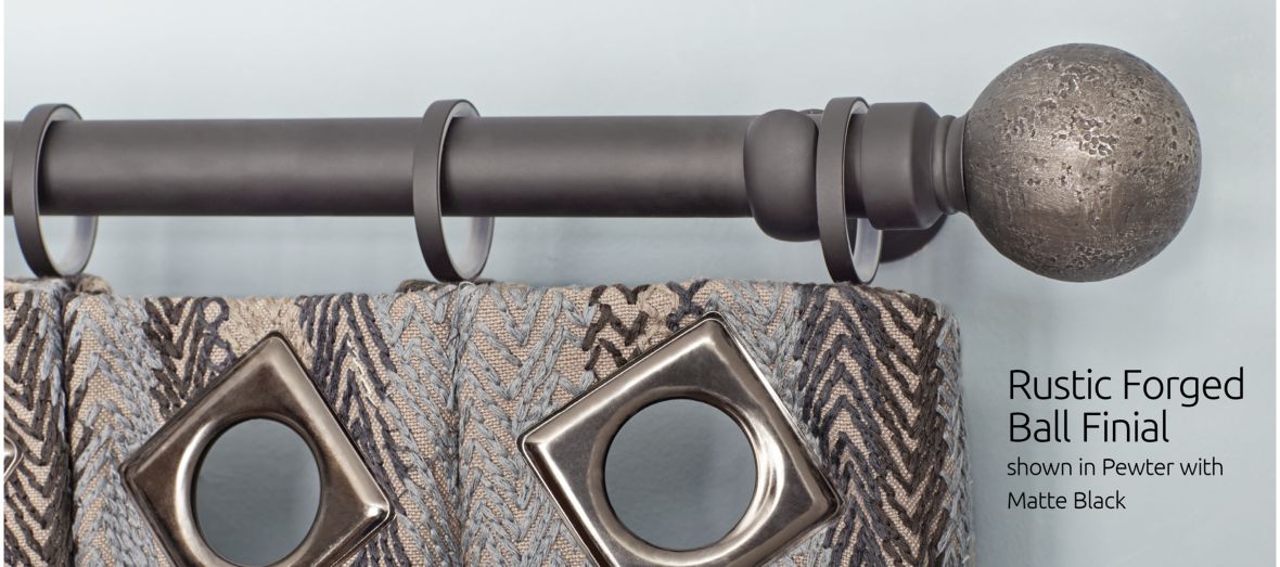 Rustic Forged Ball Finial