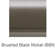 Brushed Black Nickel Finish