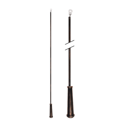 48" Baton with Plastic Attachment /IC