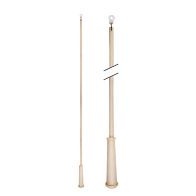 48" Baton with Plastic Attachment /SL