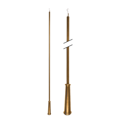 36" Baton with Steel Clip /RG