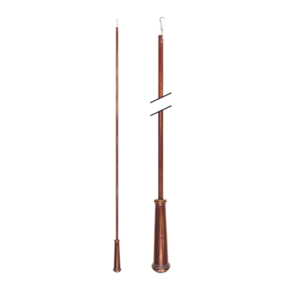 36" Baton with Steel Clip /TAG