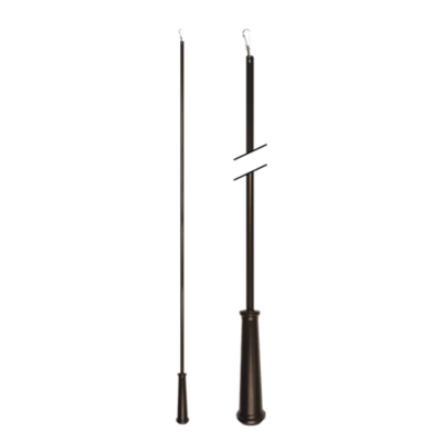 48" Baton with Steel Clip /BZ