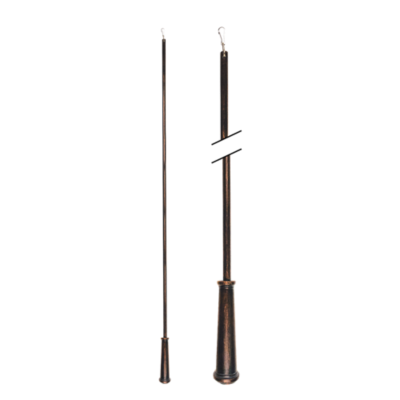 48" Baton with Steel Clip /CP
