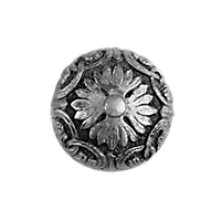 Flower Medallion Button Embellishment /PT, Sew-on Button