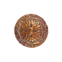 Flower Medallion Button Embellishment /TAG, Sew-on Button