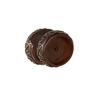 1 3/8" Iron Scroll Inside Mount /CHI