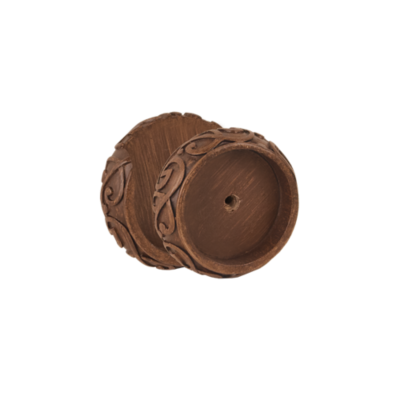 1 3/8" Iron Scroll Inside Mount /WNT