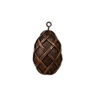 Basket Weave Egg Decorative Tassel /OWG