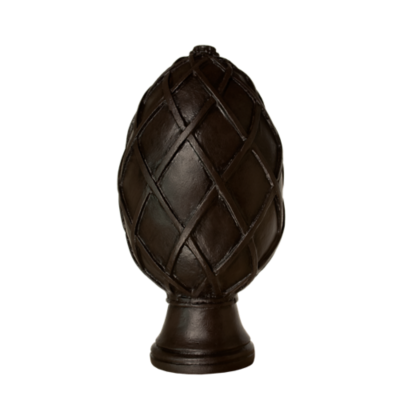 2" Basket Weave Egg Finial /DC